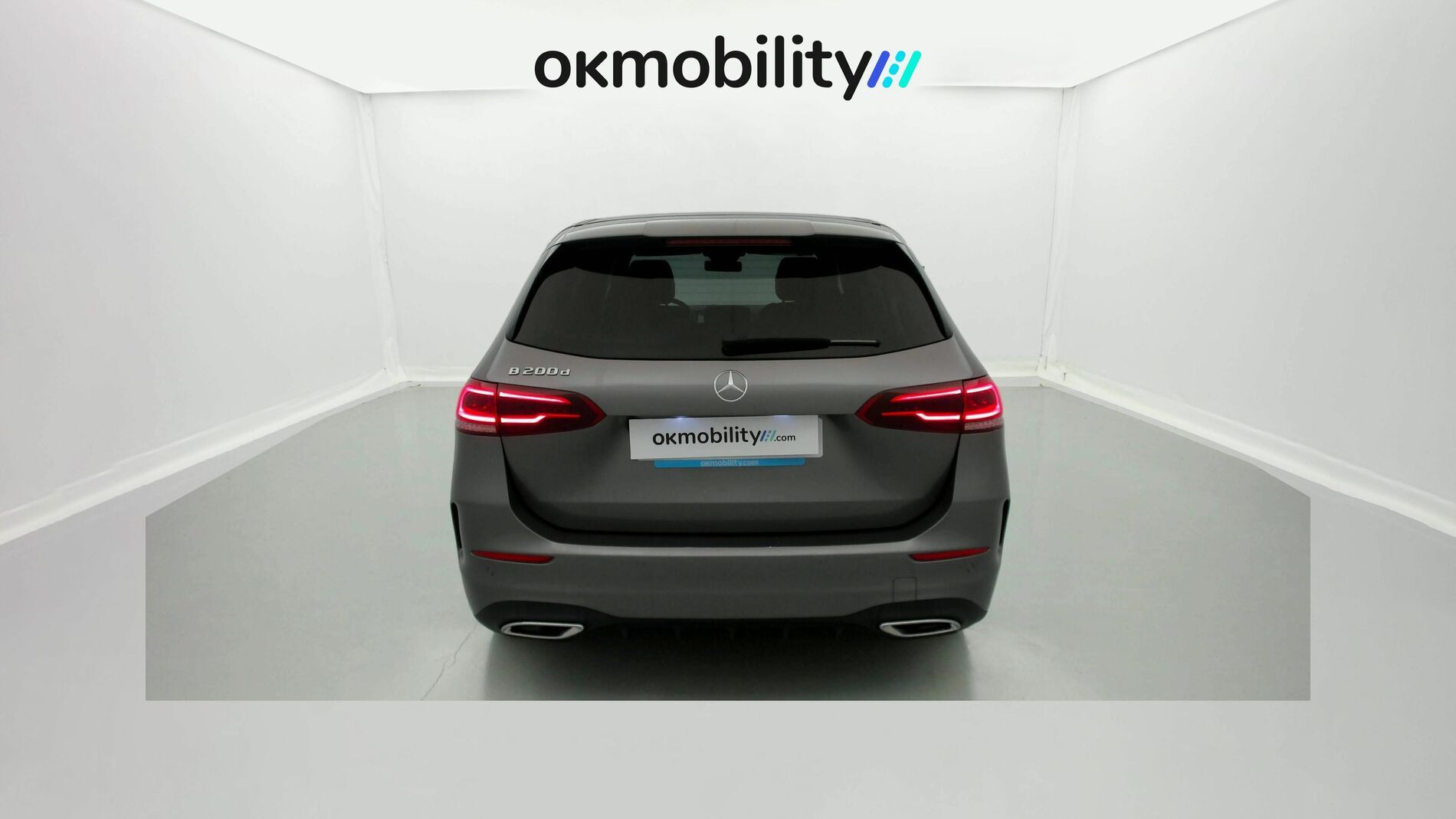 mercedes benz clase b amg line 200D 150 DCT 2022 gris montana 9